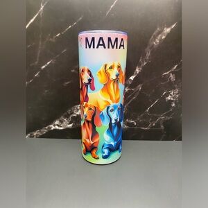 Mama Dachshund Watercolor 20oz Tumbler Cup
